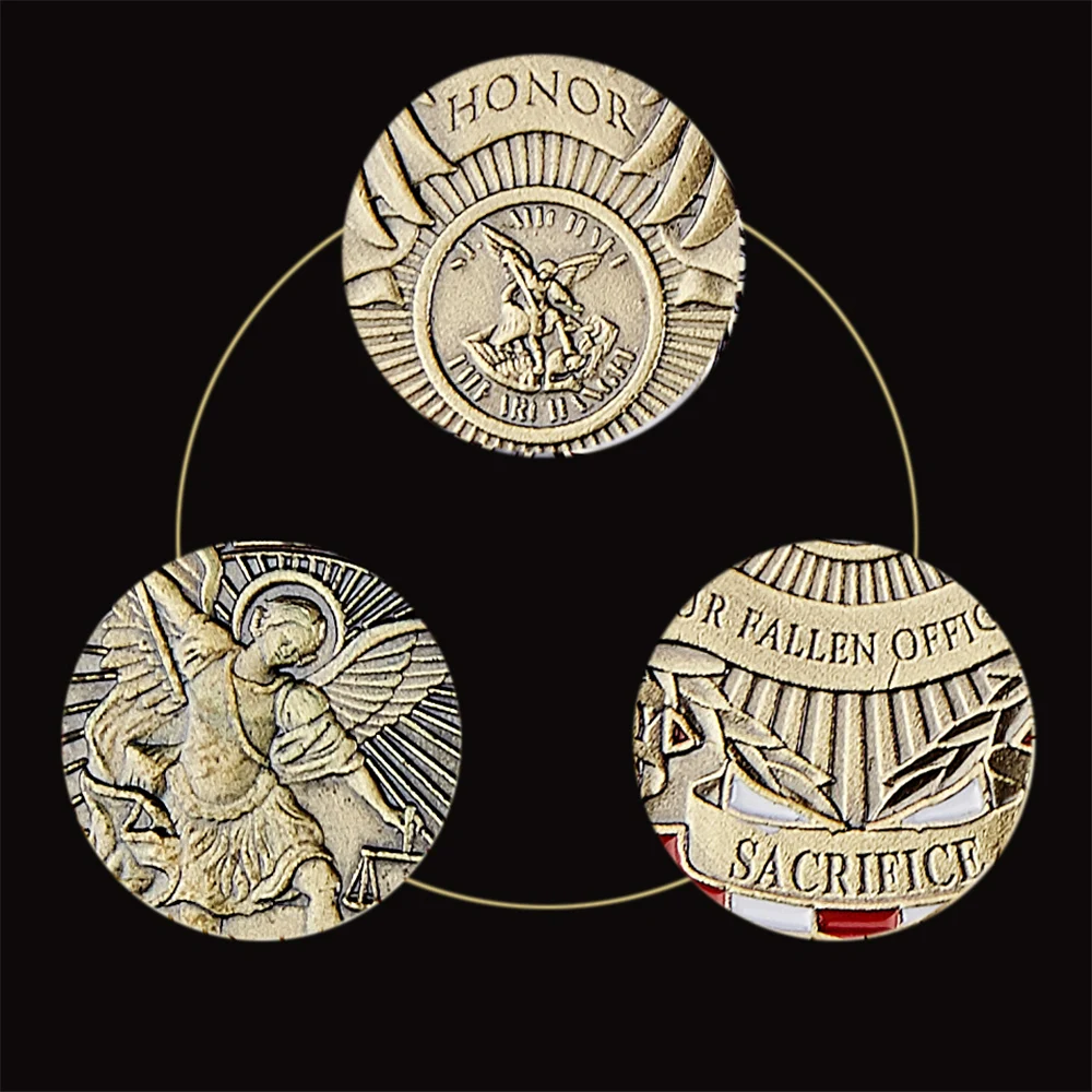 St Michael Archangel наш опавший покровитель чистый вызов коллекционные монеты