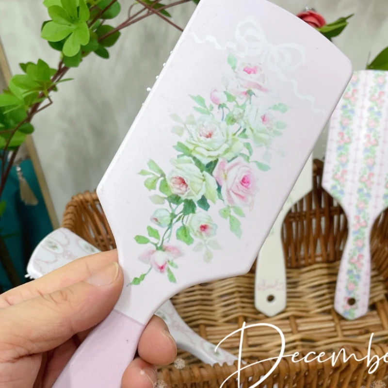 

Pink Romantic Color Air Cushion Comb Airbag Massage Comb Household Anti-Hair Loss Electrostatic Comb for Women Only Long Hair