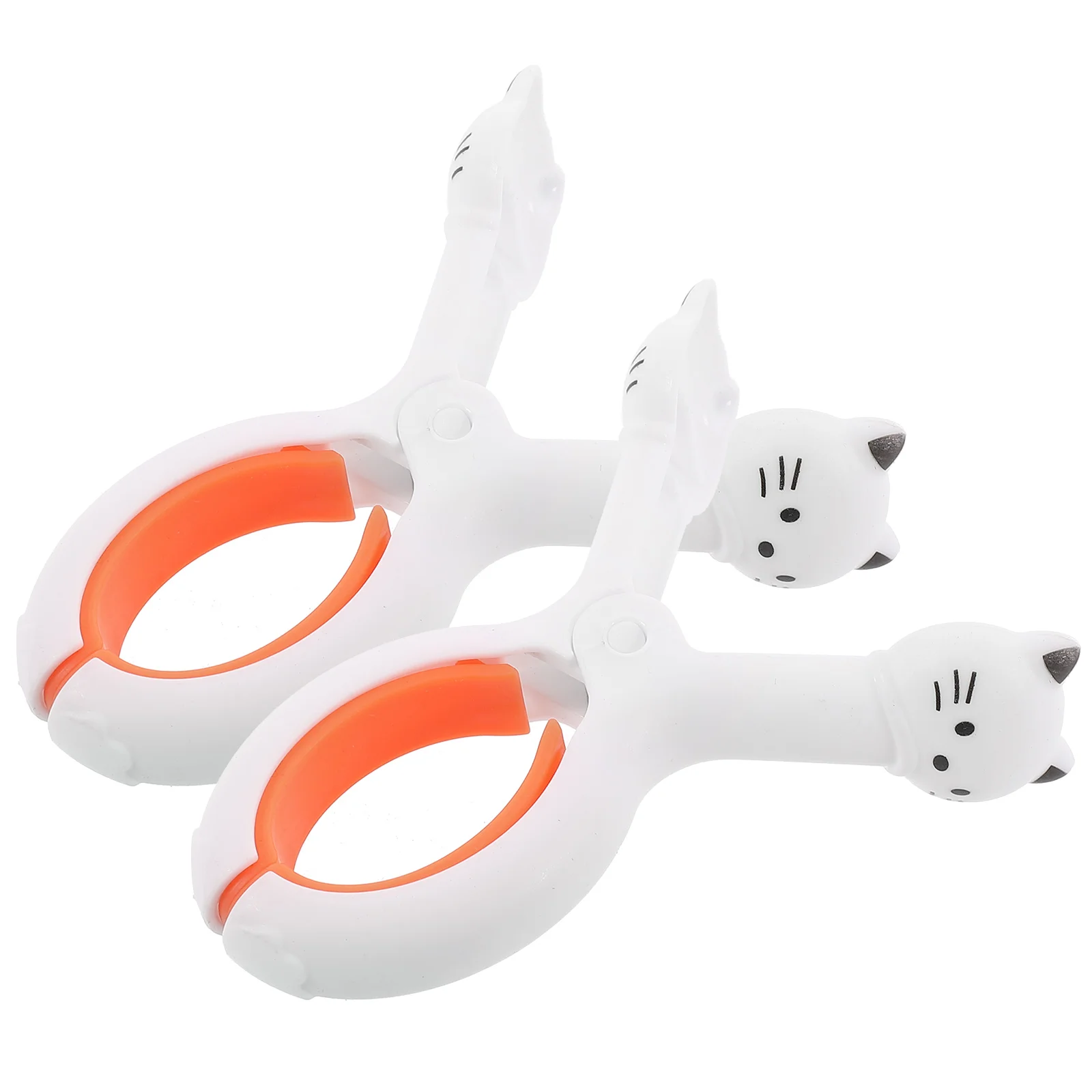 

2 Pcs Plastic Chairs Quilt Clothes Clips Windproof Drying Cartoon Multi-functional Clothespins Clothing Clamps
