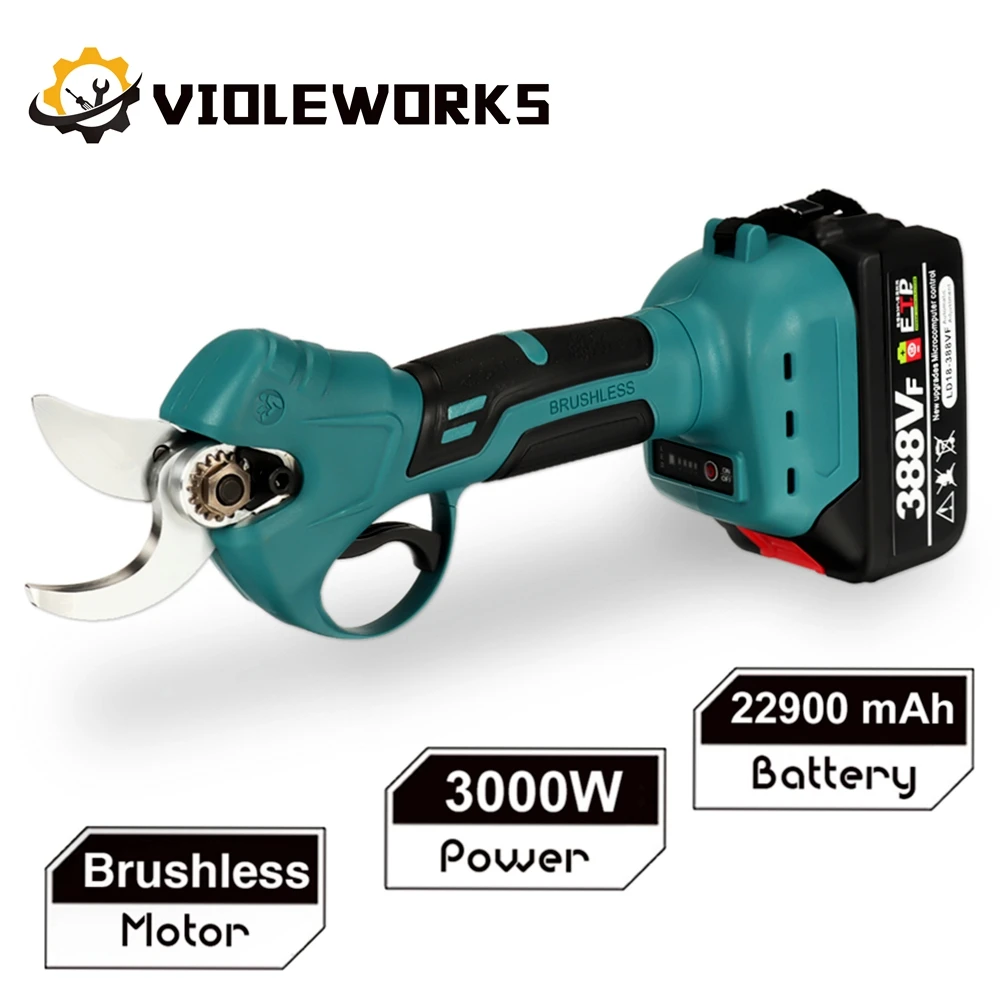 30 мм бесщеточные беспроводные Электрические перезаряжаемые ножницы для обрезки