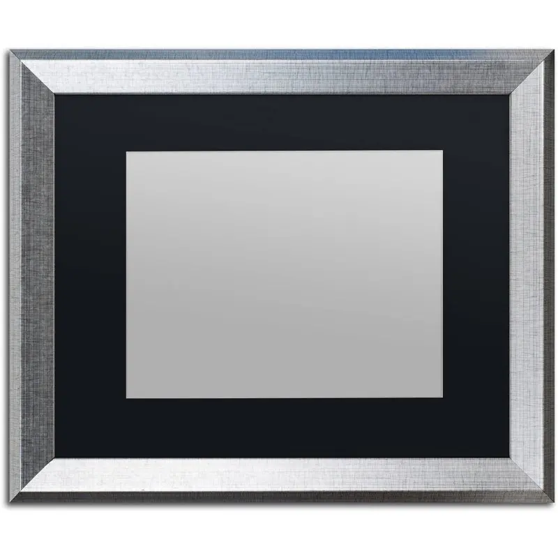 

Сверхпрочная Серебристая Рамка для фотографий 16x20 с черным ковриком 11x14