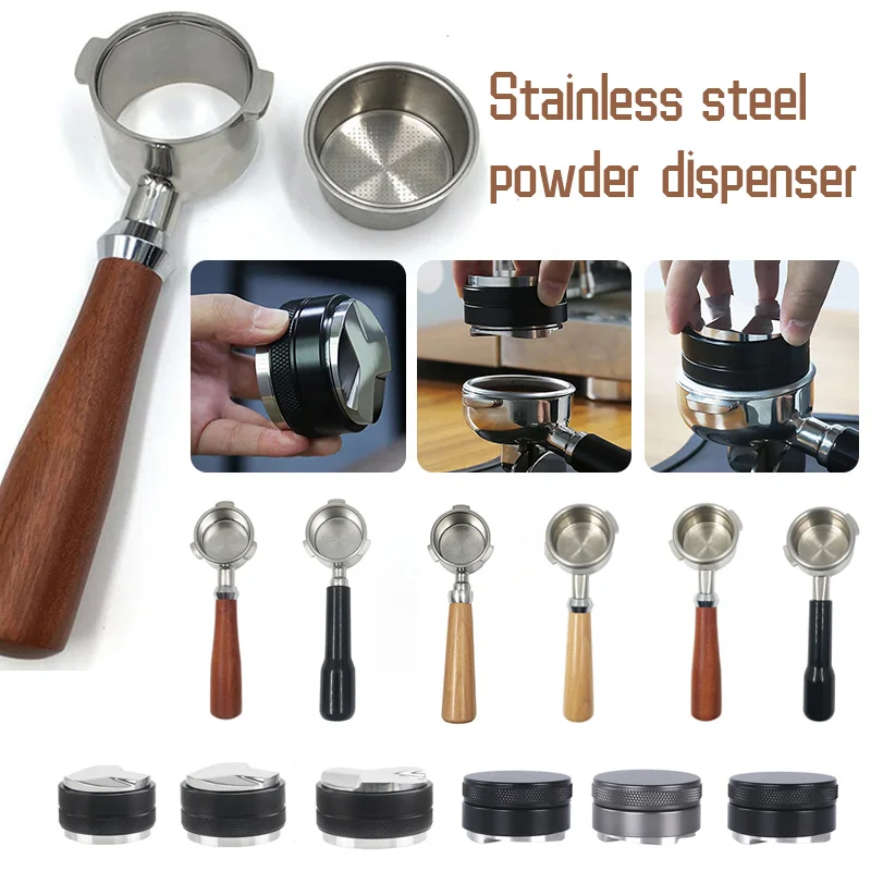 Высококачественный портативный фильтр для кофе без дна 51 мм/54 мм/58 мм Сменный