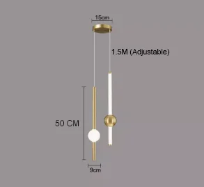 

Подвесные светильники AumgTaiy D67 золотые/черные