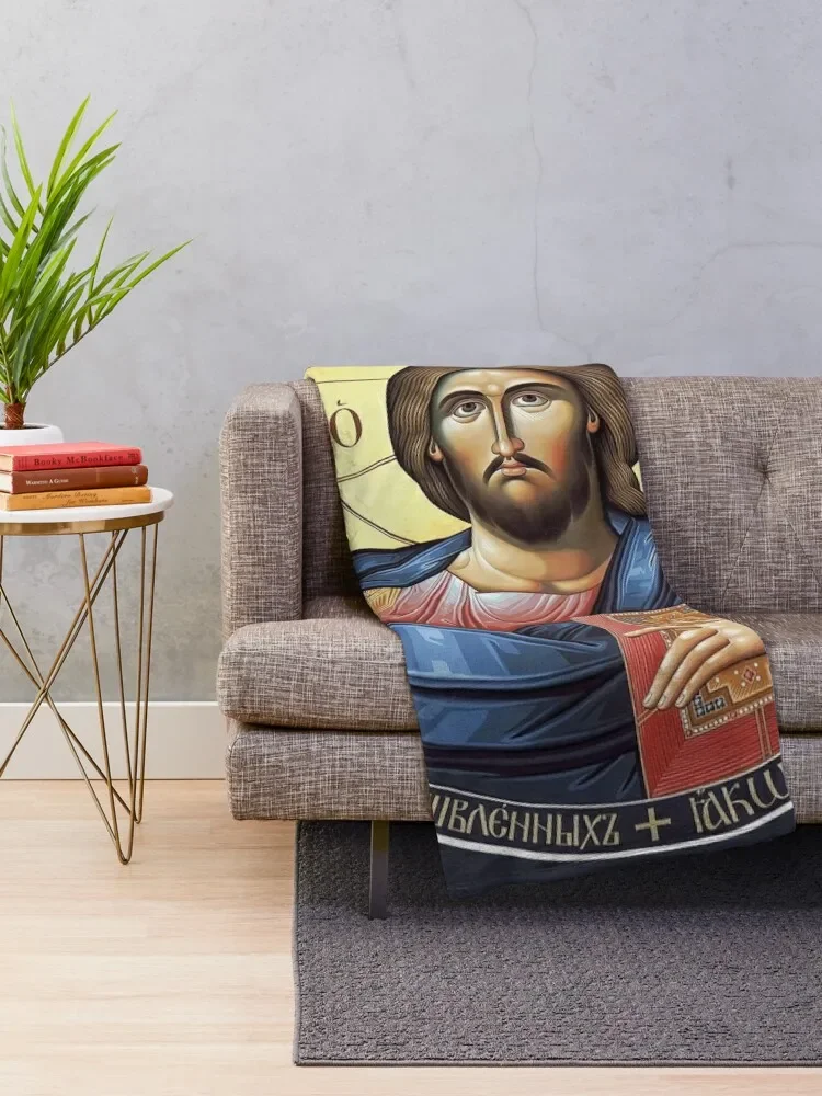 Христа пантократор Православная икона плед одеяла для ребенка дивана тепловые