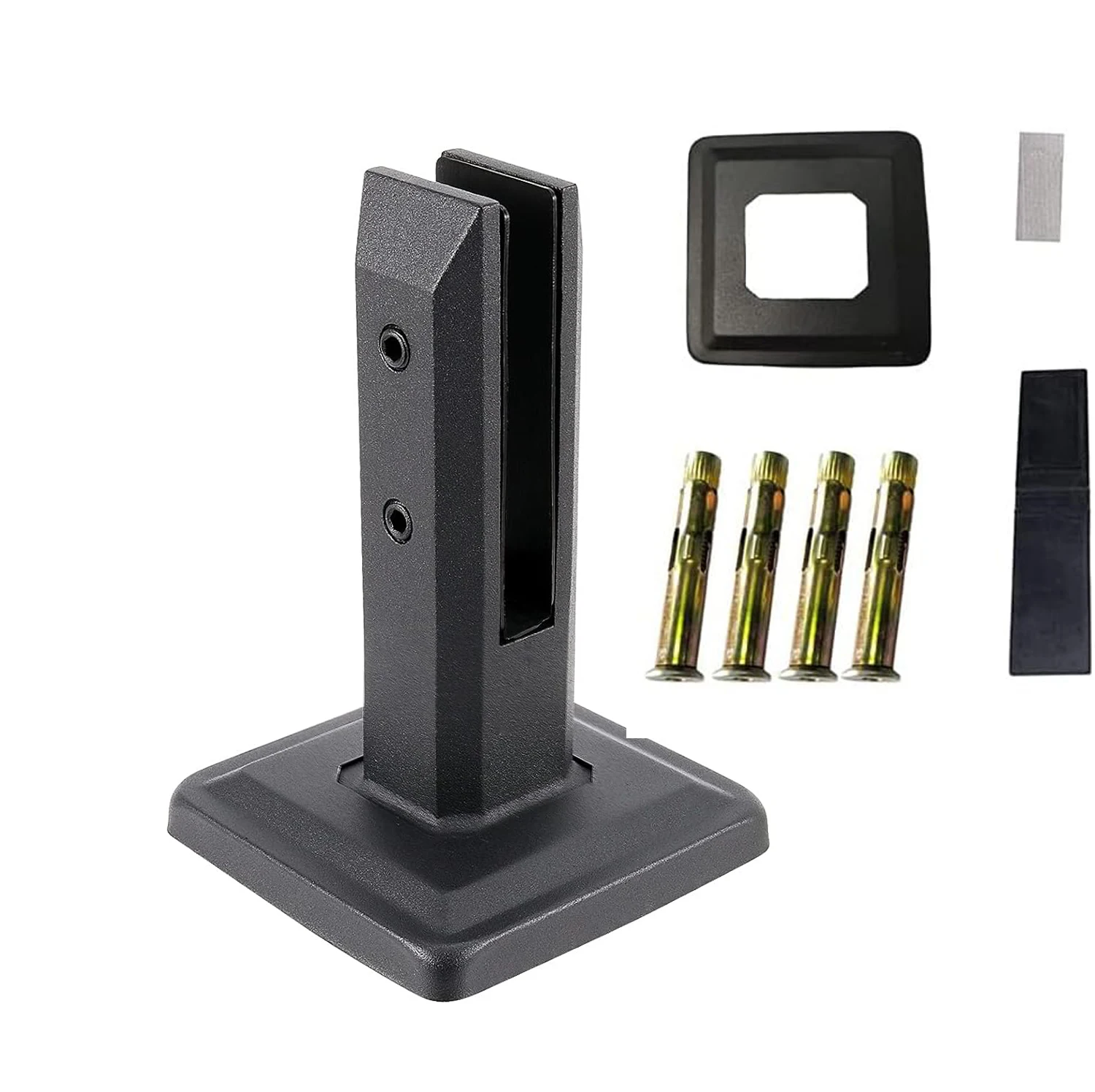 Зажимы из нержавеющей стали 304 для стеклянной панели забора беговой дорожки