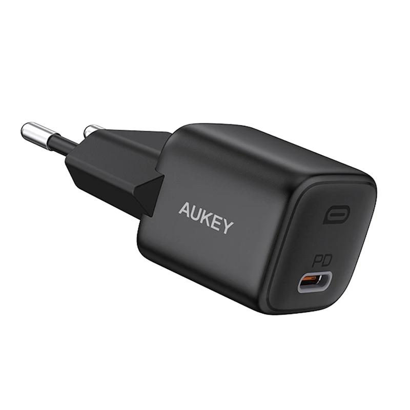 AUKEY PA-B1 20W Single Port Type-C PD Wall Plug Charger Fast Charging USB Station for Mobile Phone Tablet - купить по выгодной