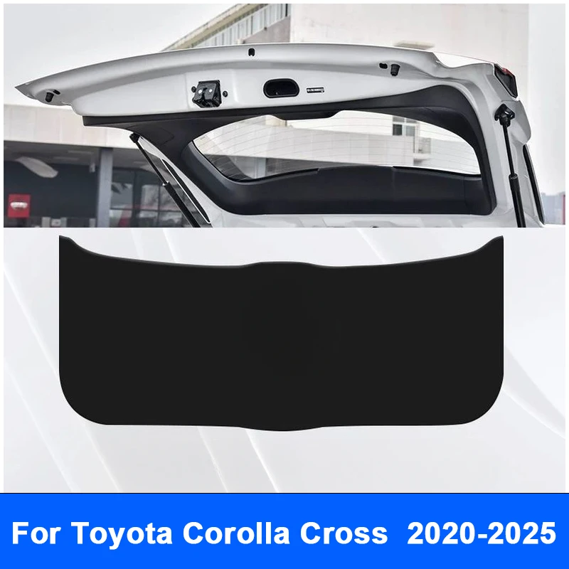 

Для Toyota Corolla Cross 2020-2023 2024 2025 автомобильный багажник задняя дверь Kick Pad кожаный анти-ударный коврик для двери багажника защита