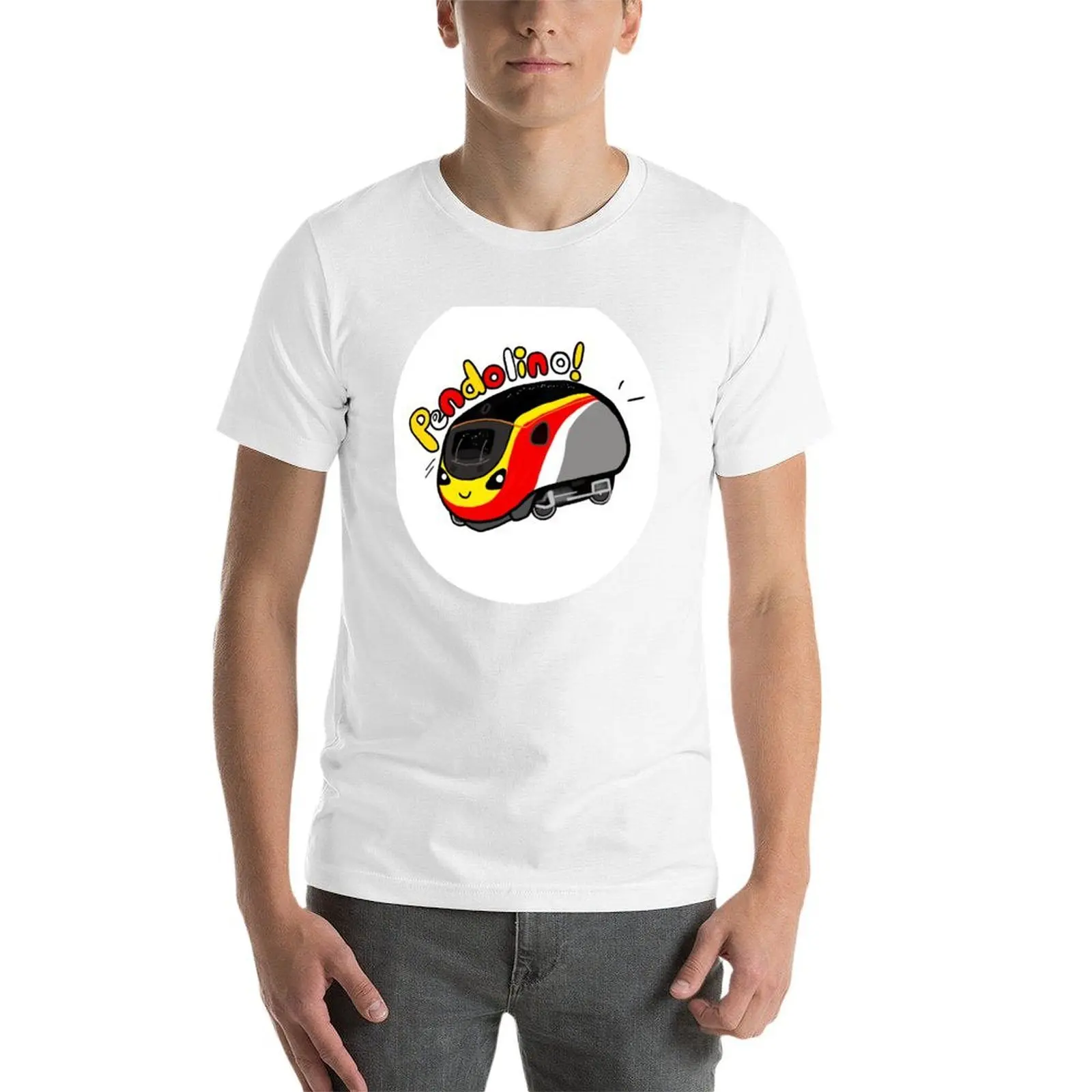 Фото Футболка Pendolino Train T-Shirt, мужские футболки, повседневные мужские футболки, летняя футболка №3