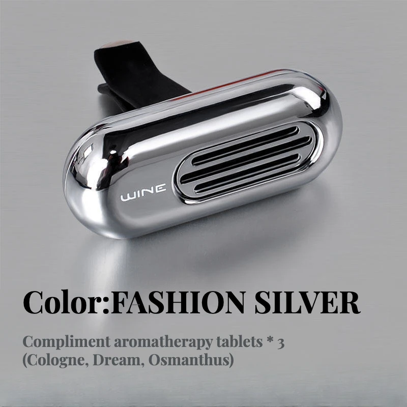 

Материал из сплава, высококачественный нежный аромат автомобильного вентиляционного отверстия, изысканные и компактные украшения для салона автомобиля, освежитель воздуха для автомобиля