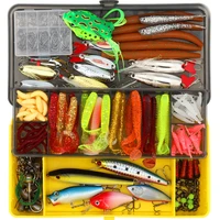 fishing lures set hard artificial wobblers metal jig spoons soft lure fishing silicone bait fishing tackle accessories pesca kit