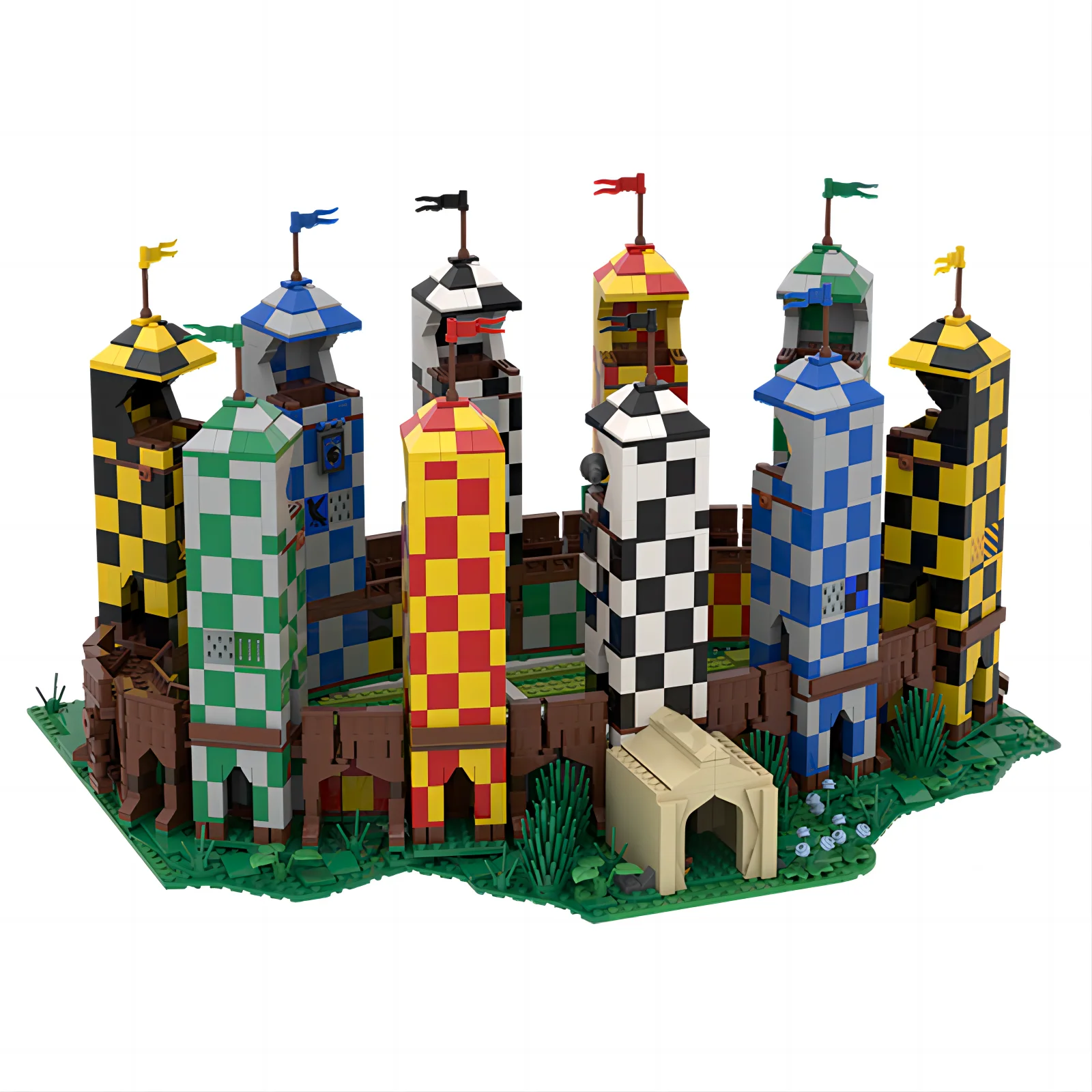 Строительный блок MOC 43266. Строительство сцены. Игрушки для здания курса Puttle's