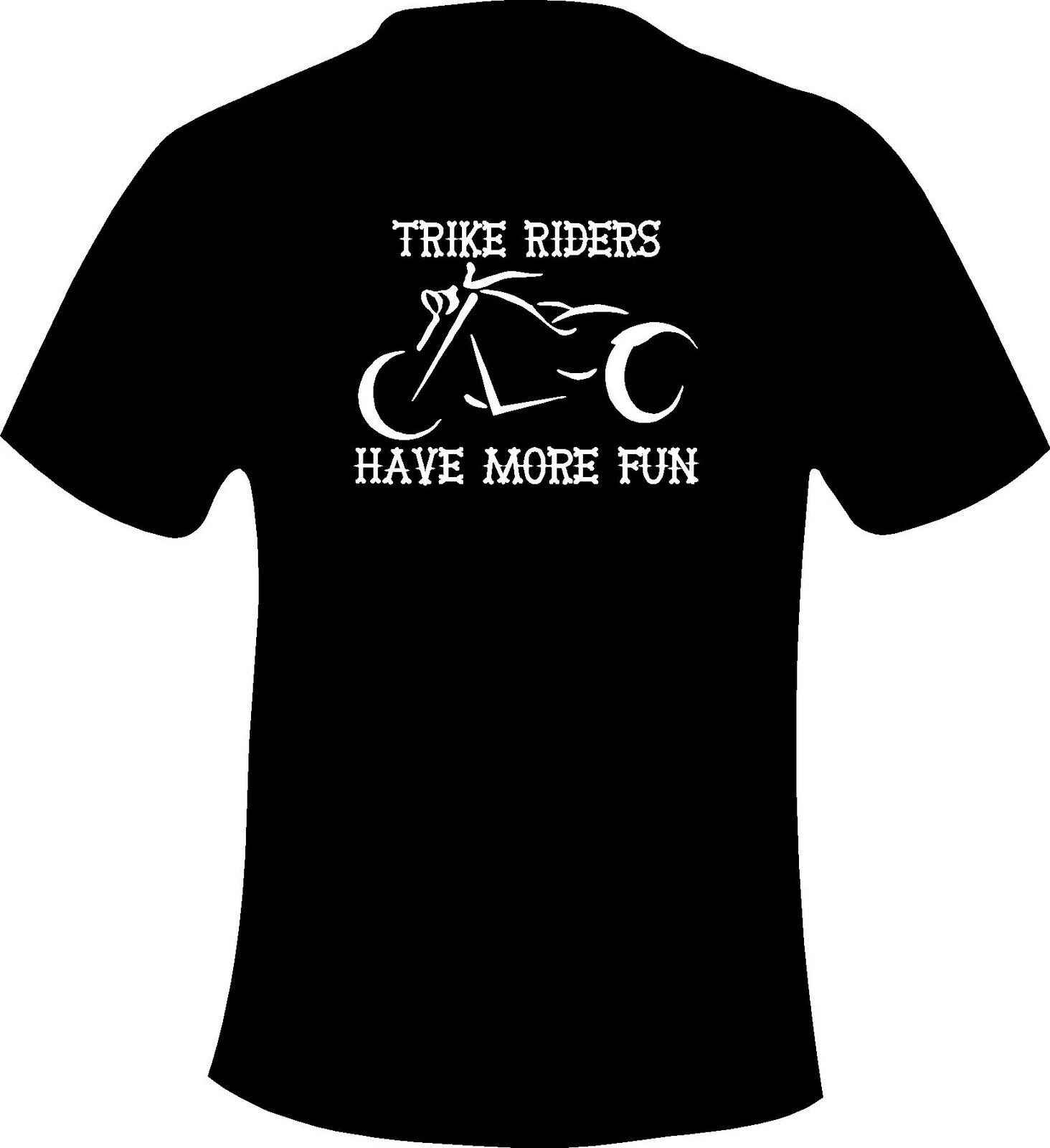 Трициклы получают больше удовольствия. Футболка мужская летняя с круглым вырезом и коротким рукавом, из натурального хлопка