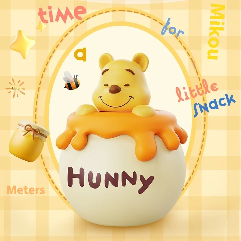 2024 Disney Miniso Винни-Пух ночник с таймером милый креативный зарядный светильник для