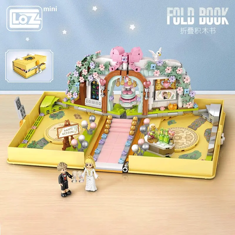 

2023 Новый Fomantic Свадебный строительный блок книга Seyaom сказка маленькие частицы собранные Свадьба LiZhi Обучающие игрушки LOZ