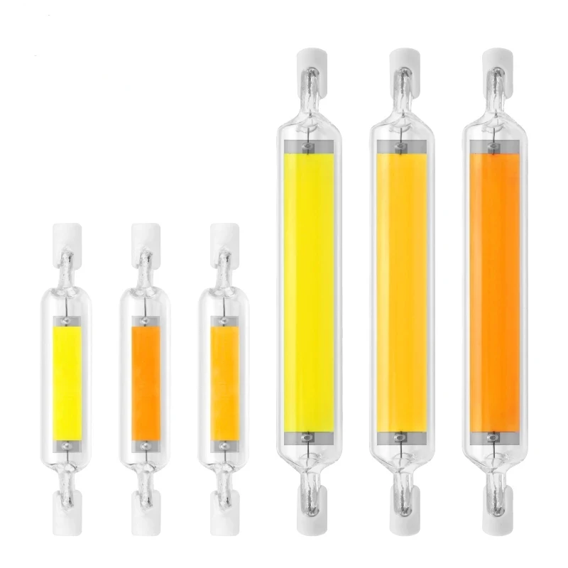 

Светодиодсветодиодный лампа R7S 78 мм 15 Вт 20 Вт, высокомощная точечная лампа 118 мм 30 Вт 40 Вт 110 В 220 В, сменная галогенная лампа со стеклянной труб...