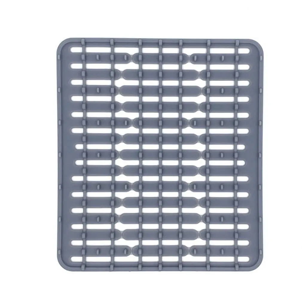 

Silicone Sink Mat Heat-resistant And Washable Multifunctional Drain Mat Non-slip Insulation Storage Mat Kitchen Gadget
