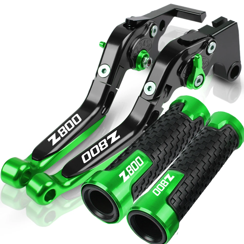 

For KAWASAKI Z800 2017 2016 2015 2014 2013 CNC Aluminum Motorcycle Brake Clutch Levers Handlebar Handle Grips Ends Z 800 Z-800