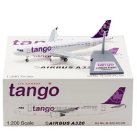 1200 scale model simulation canadian tango airliner a320 c flsf diecast alloy airplane decoration gift collection display toy