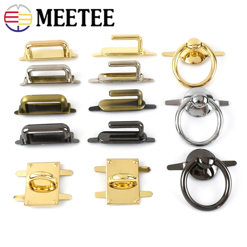 10/20Pcs Handbag Connector Arch Bridge Hanger Metal Side Clip Buckle Luggage Repair Hardware Decor DIY Leather Crafts Accessorie