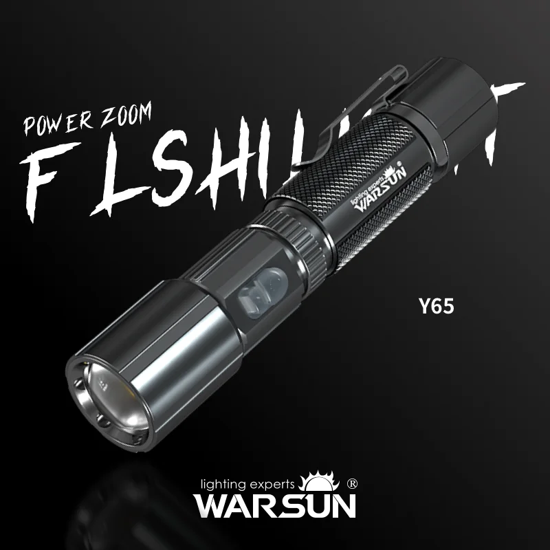 Перезаряжаемый светодиодный фонарик WARSUN Y65 — уличный фонарь высокой мощности 1000