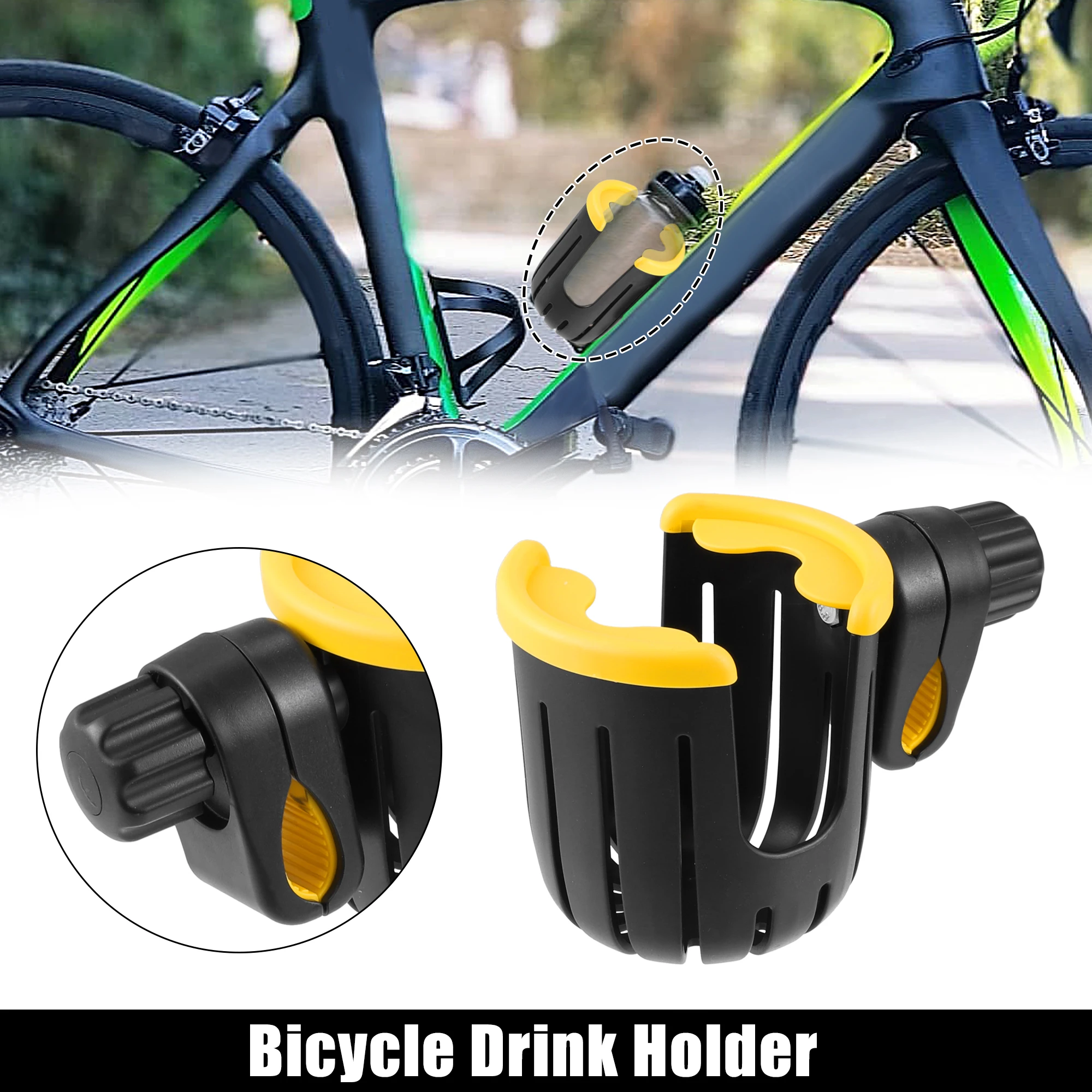 X Autohaux Lightweight Water Bottle Cage Holder for Bicycle Plastic Cup Holder Bracket Mountain Road Bike Cycling Accessories