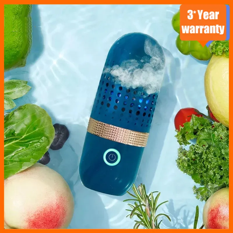 Портативный беспроводной очиститель для фруктов и овощей, 4400 мАч
