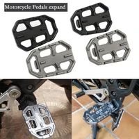 cnc motorcycle billet wide foot pedals footrest for bmw r1200gs r1200 gs 2013 2019 r1250gs adv f750gs f850gs 2019 s1000xr g310gs