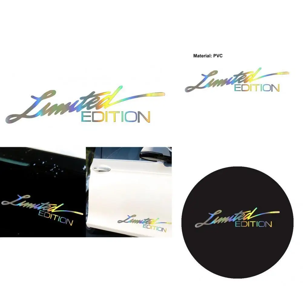 

Useful Car Paster Easy to Remove Auto Styling Car Body Sticker LIMITED EDITION Car Laser Reflective Sticker