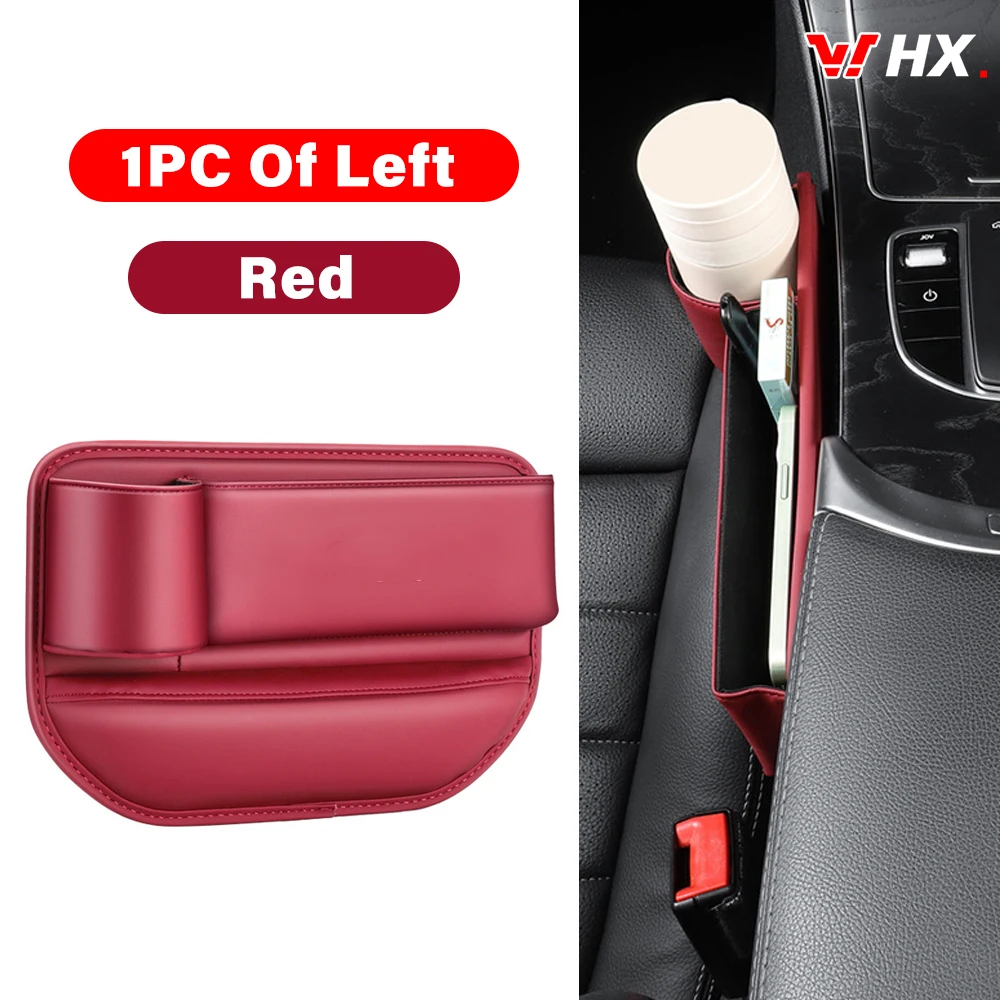 

Автомобильный зазор для сиденья, подстаканник для воды, кожаный универсальный боковой ящик для хранения, передний автомобильный зазор для сиденья водителя, наполнитель, органайзер в автомобиле
