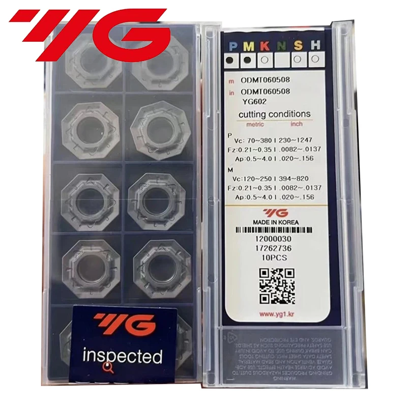 Фото Твердосплавные пластины YG-1 OFMT05T308 OFER070405 ONMU080608 ODMT060508 ODMW060508 YG602 ODMT ONMU OFMT OFER ODMW №1