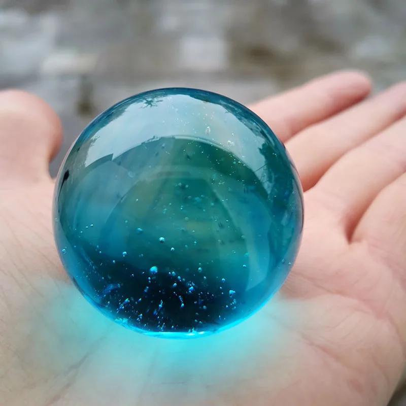 

Colorful Glazed Dragon Beads Crystal Ball Luminous Glass Sphere Figurine Home Decoration Birthday Gift Light Luxury Ornaments
