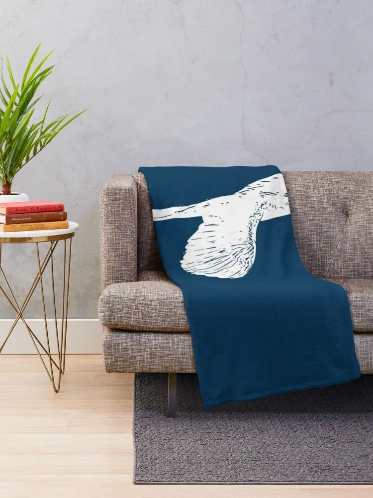 Тихоокеанский Восточный Коэль белый дизайн одеяло гигантский диван для дивана