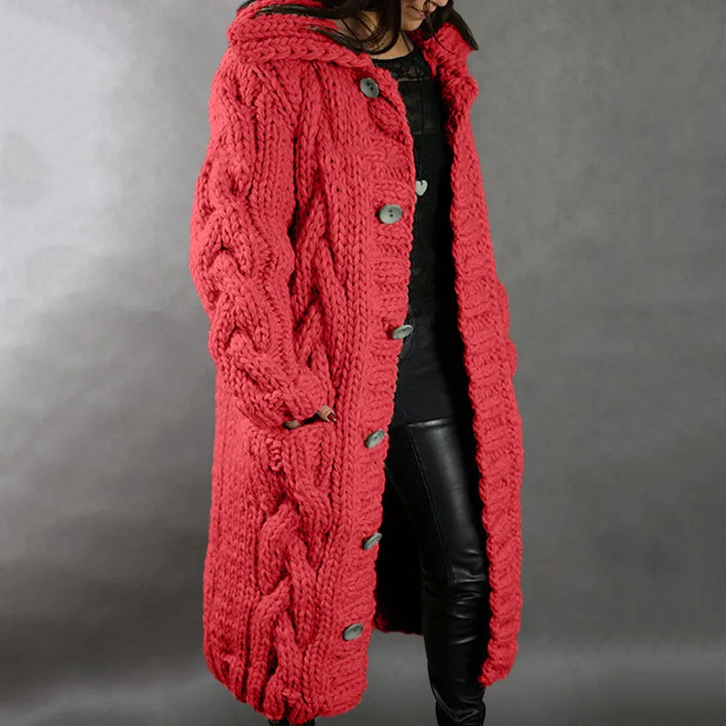 

2022 Winter 20 Colors Women's Clothing New Oversized Cardigan S-5XL Loose Cardigan Sweater Lapel Jacket Women's Fashion Sweater