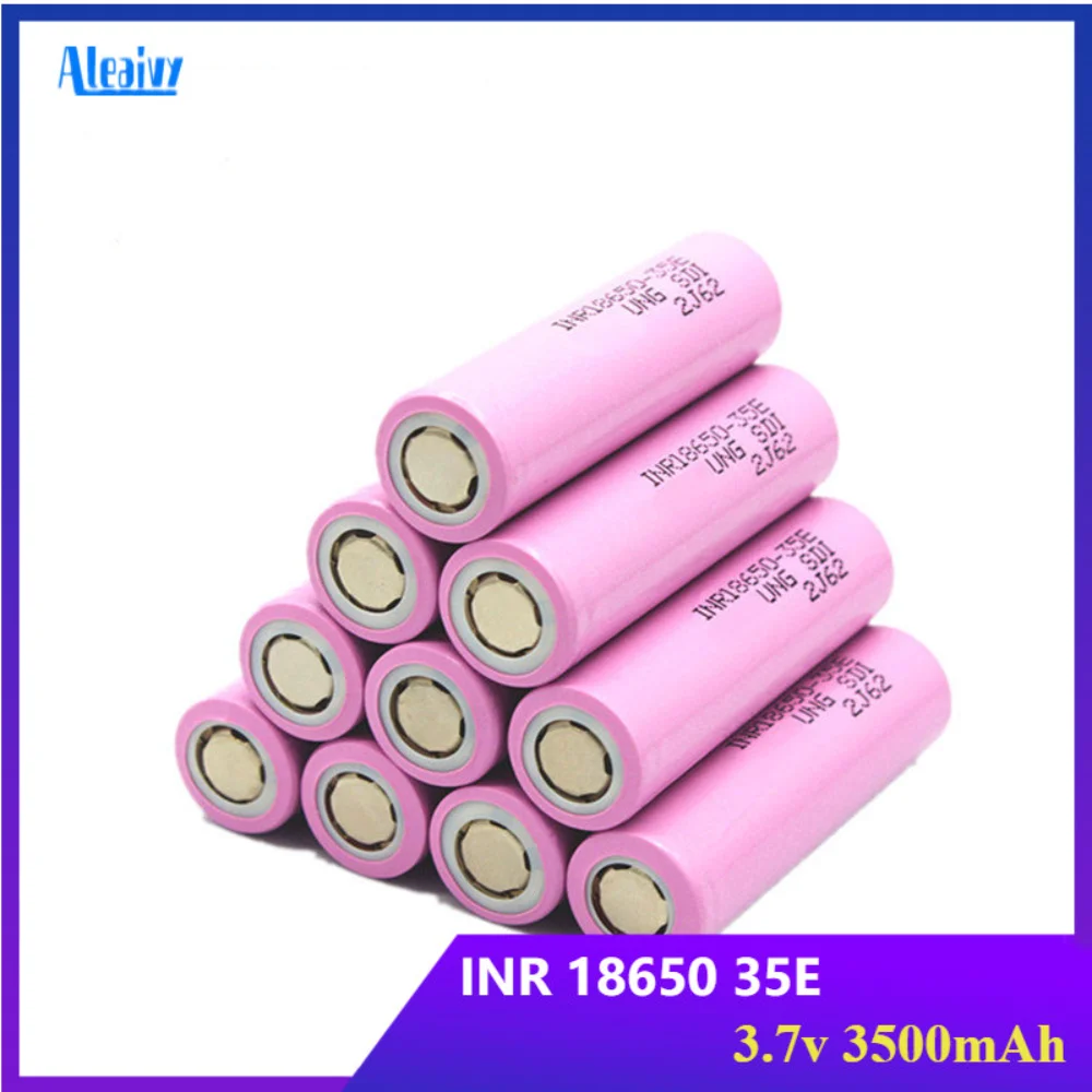 1-20 шт. 100% оригинальный 18650 литий-ионный аккумулятор INR 18650 35E 3,7 v 3500mAh 13A Электроинструмент разряд 3,7 v перезаряжаемая батарея