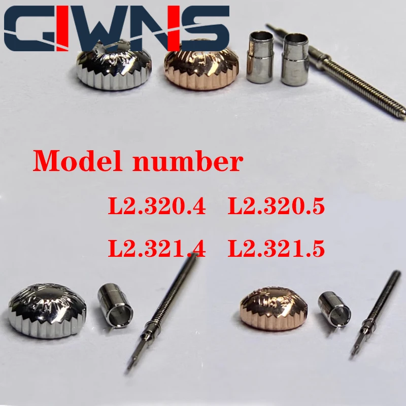 Watch Head Crown Rod Accessories For Longines RECORD L2.321 L2.320