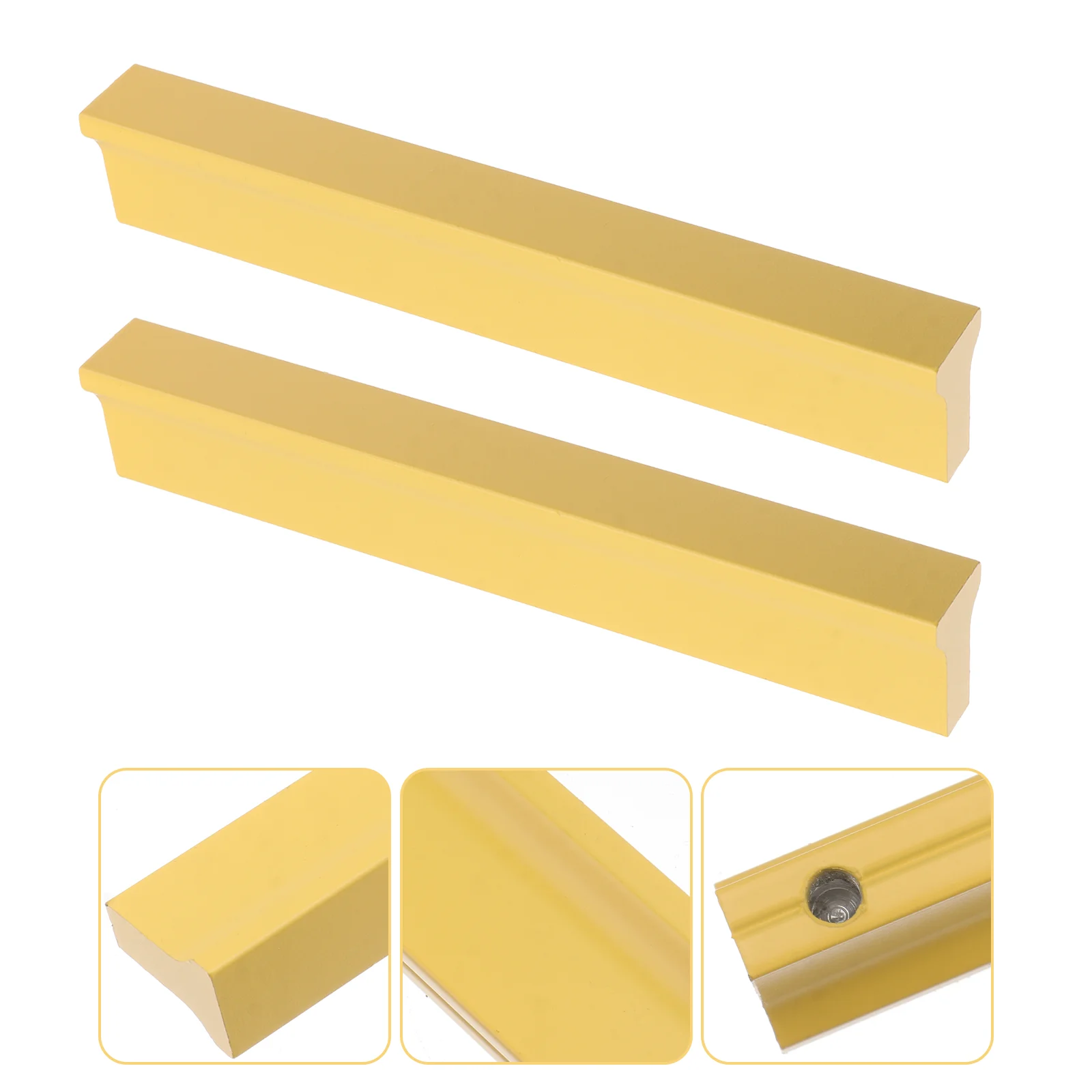 

2PCS T-shaped Cabinet Drawer Door Knob Home Storage Cabinet Door Handle (Yellow)