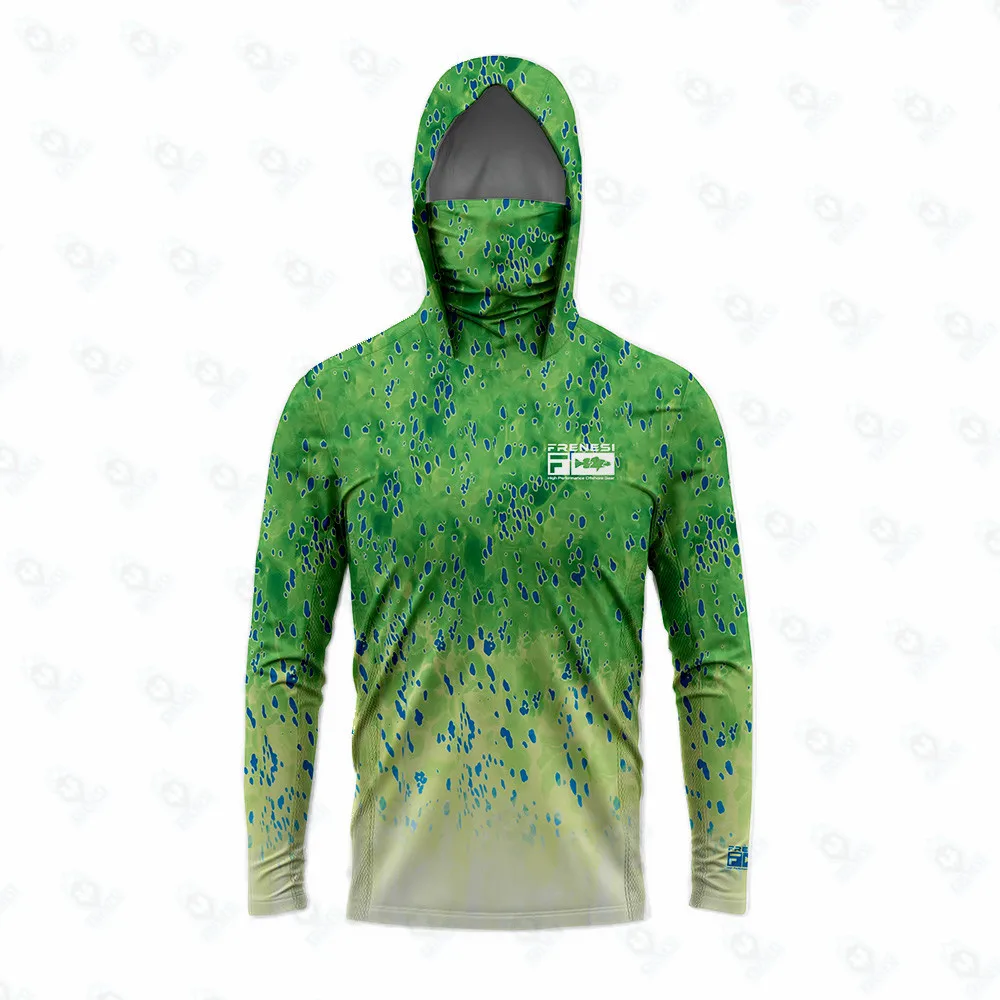 Соленая вода внешнее освещение 50 + одежда для рыбалки Мужская Обложка лица