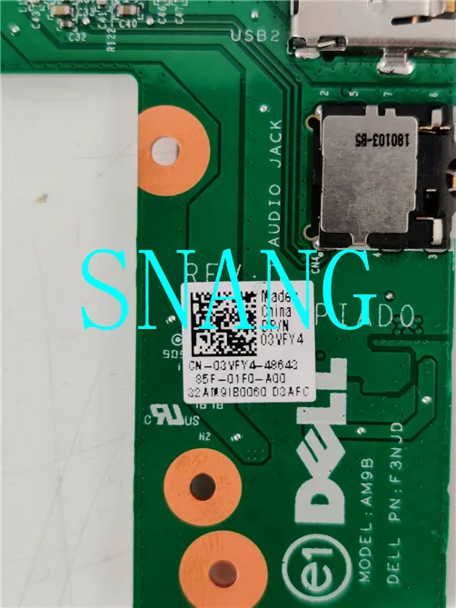 Используется для DELL 15 5577 USB аудио I O плата CHA01 DAAM9BPIAD0 3VFY4 03VFY4