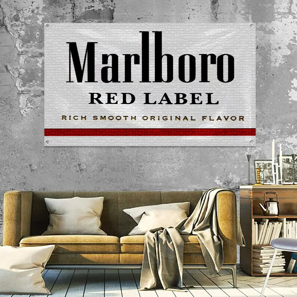 Забавные флаги для комнат баннерные спален украшение гаража флаг M-marlboro-o уличные
