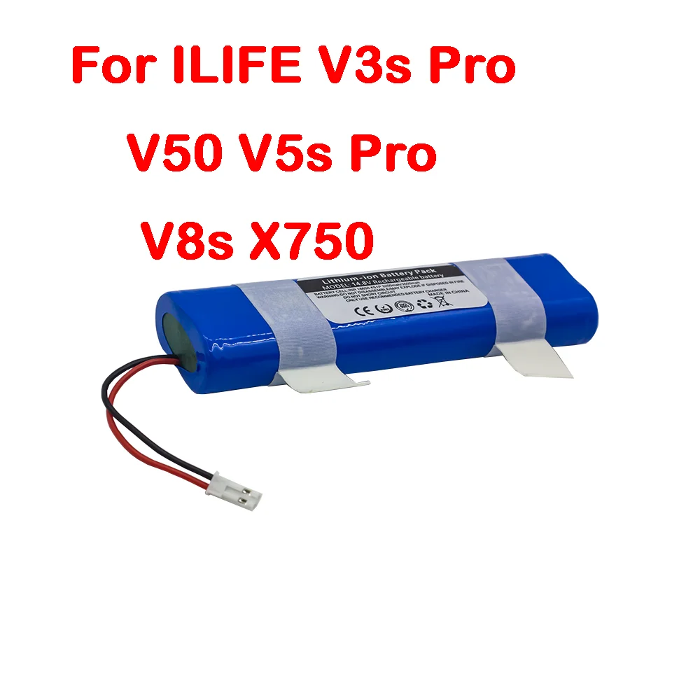 

2022/NEW 14.8V2600mAh Battery 14.4V For ILIFE V3s Pro, V50, V5s Pro, V8s, X750, For ZACO V3, V40, V5s Pro, V5x