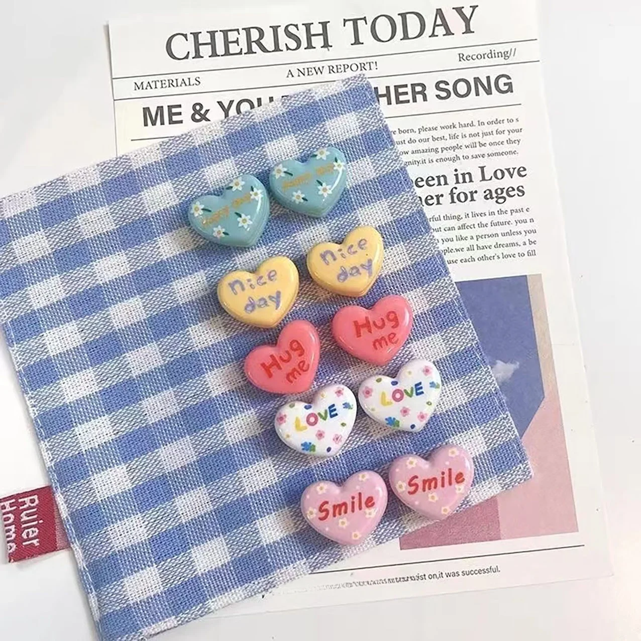 

5/10 шт., магниты на холодильник в форме сердца