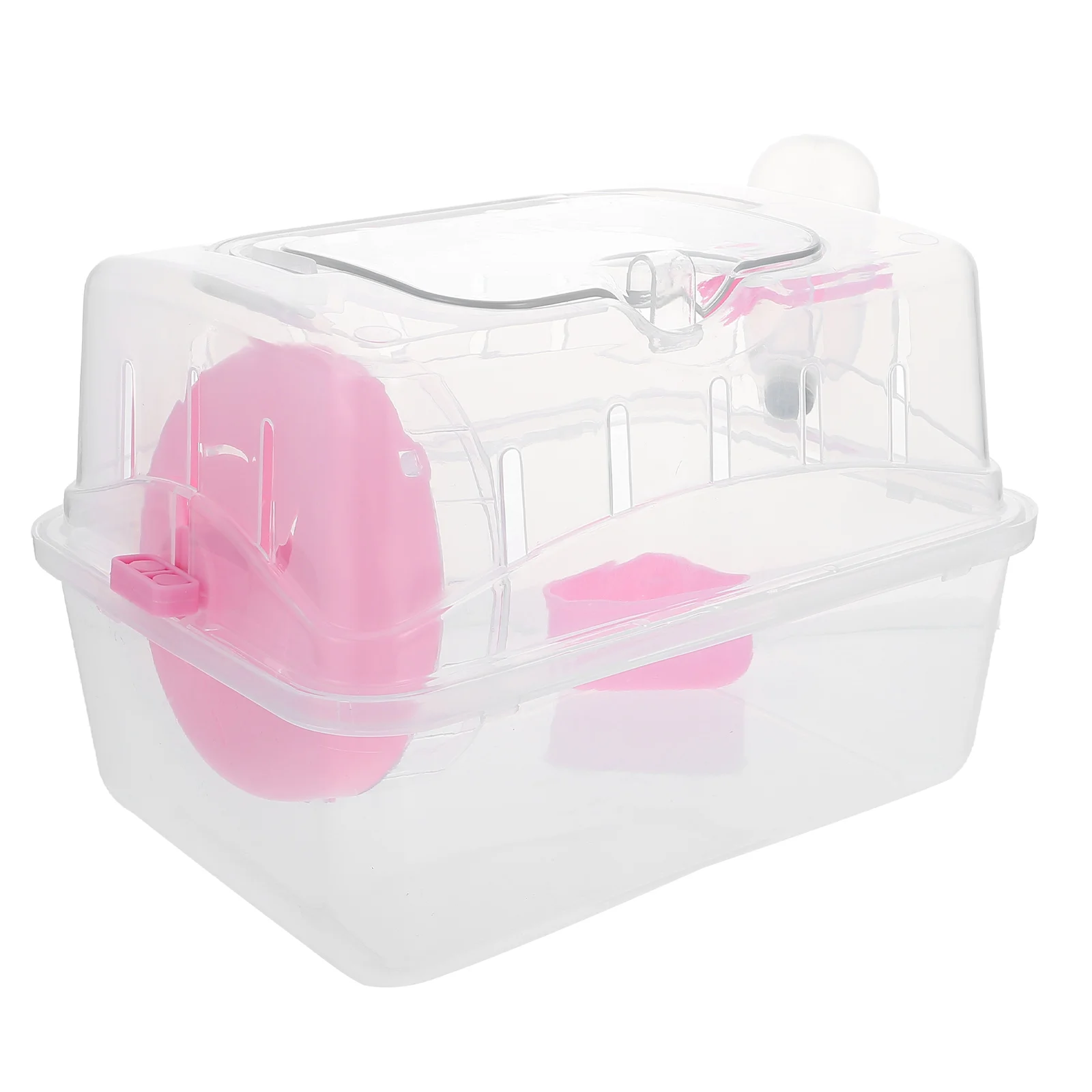 

Hamster Cage House Guinea Carrierpig Box Travel Rat Pet Animallitter Mousetransparent Portablenest Gerbil Habitat Clear Mice
