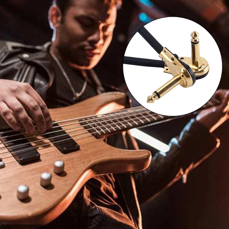 

7-дюймовые 13-дюймовые соединительные кабели для гитары, черный Педальный кабель для гитары, влияющий на кабель, шнур 918E