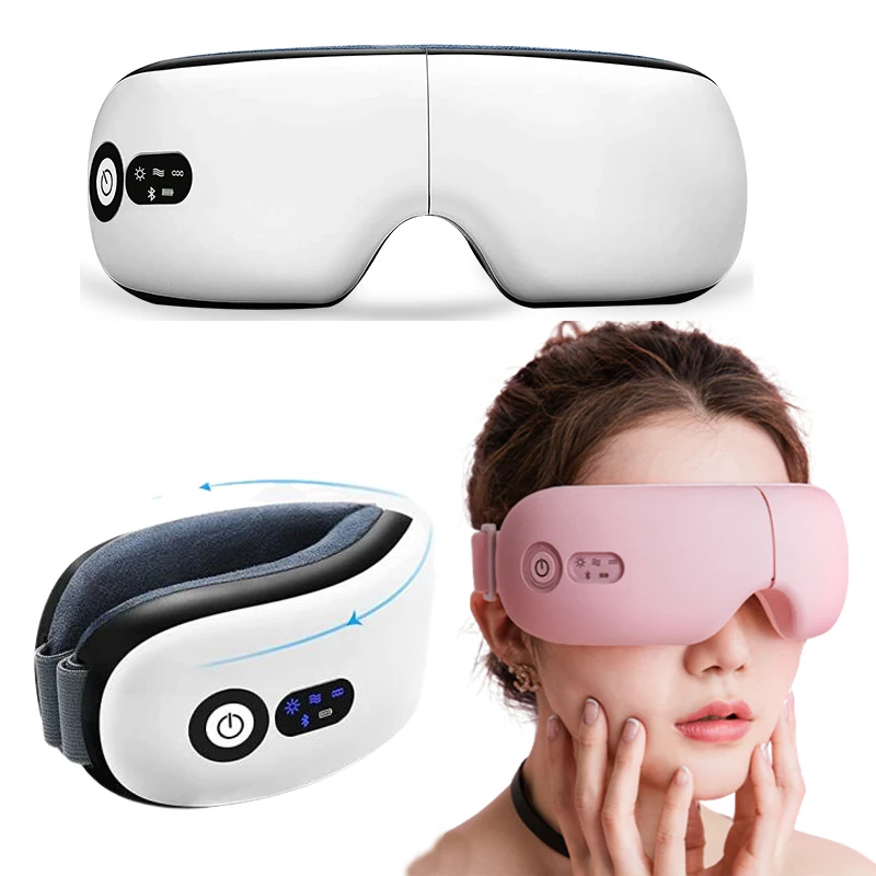 

Массажер для глаз с подогревом и вибрацией, 6D
