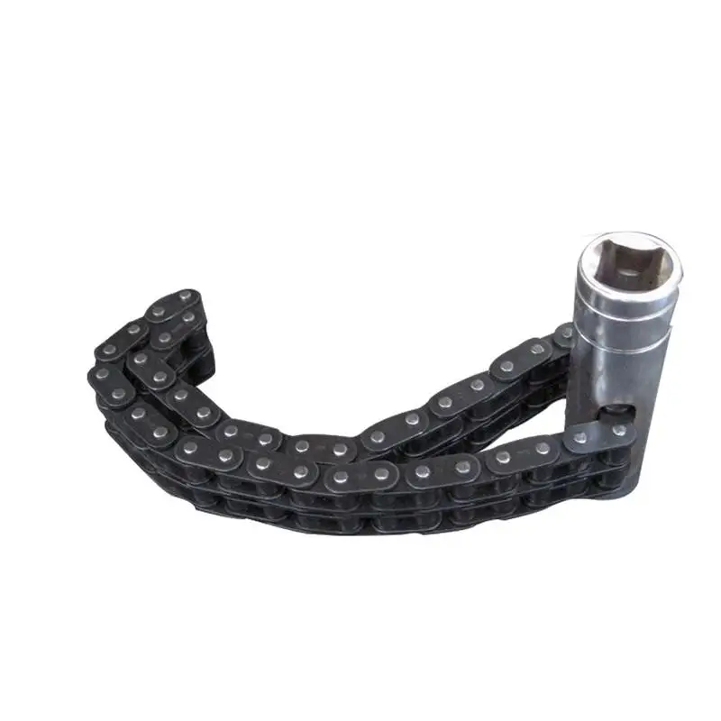 

Socket Wrench Double Chain Filter Adjustable Car Engine Oil Filter Chain Grip Key Wrench High Oil Filter Removal Install Tool