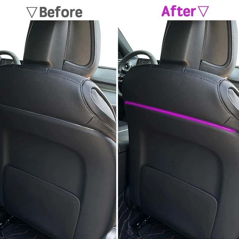 Спинка для Mercedes Benz C-Class W205 W206 GLC X253 E-Class W213 12/64 цветов