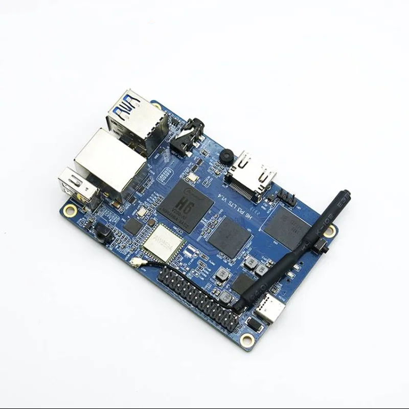 Фото Плата для разработки Orange Pi 3 LTS, чип Allwinner H6, 2 ГБ ОЗУ, 8 ГБ EMMC, поддержка Android и Linux, для программирования и создания проектов №2