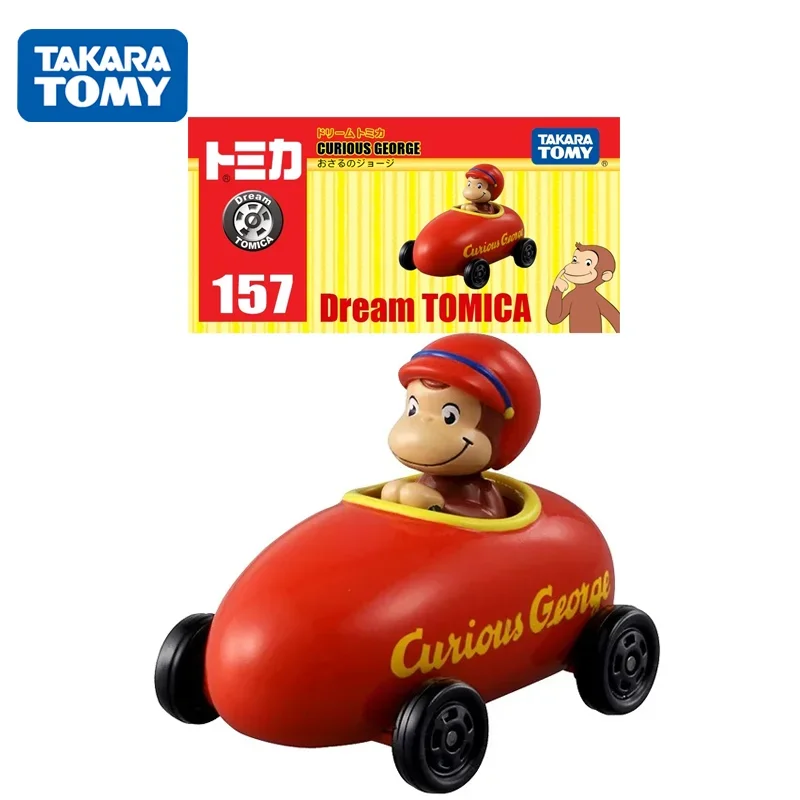TAKARA TOMY Dream Tomica NO.157 Любопытный Джордж мини-модель из сплава игрушечный автомобиль