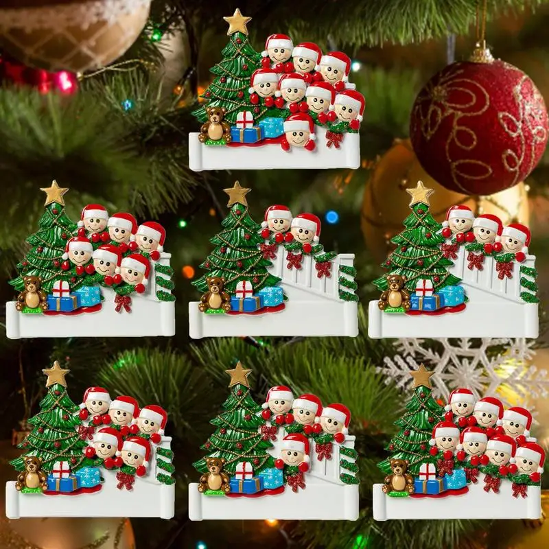 Рождественские украшения из смолы елочные принадлежности для рукоделия подарки