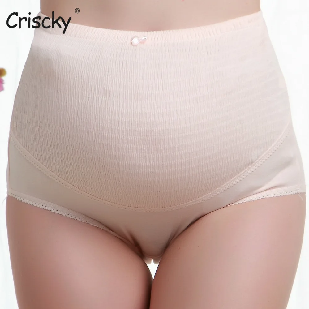 

Criscky Cotton Maternity Panties High Waist Panties for Pregnant Women Maternity Underwear Pregnancy Briefs Women Clothes XXL
